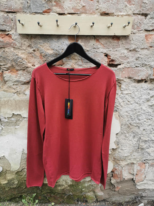 Baumwoll Pullover rosso - Imperial
