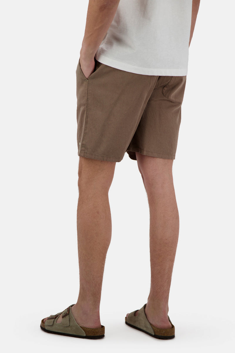 Shorts Leinen Blend sepia - Colours and Sons