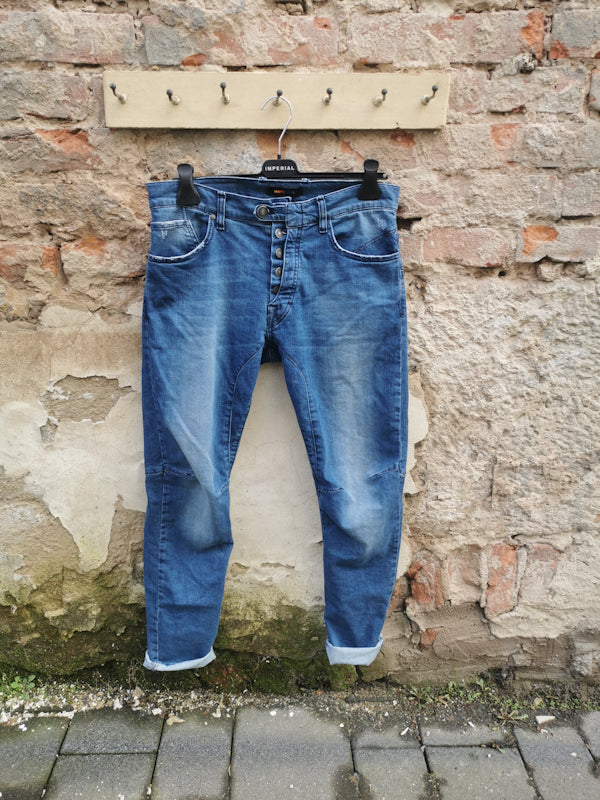 Blue Jeans mit Knopfleiste - Imperial