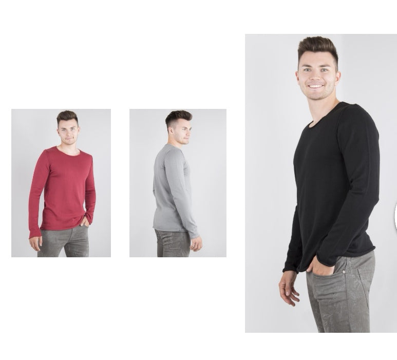 Baumwoll Pullover grau - Imperial