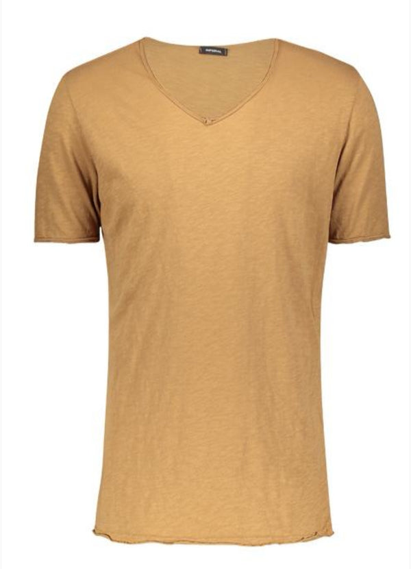 T-Shirt V Ausschnitt biscotto - Imperial