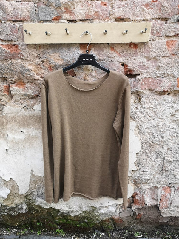 Baumwoll Pullover cammello - Imperial