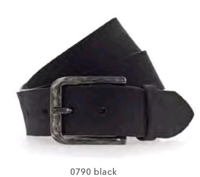 Herren Leder Gürtel black - Vanzetti