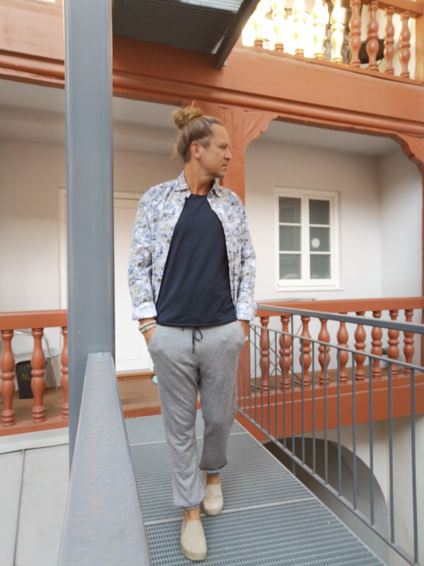 Jogging Pant grau melange - Imperial