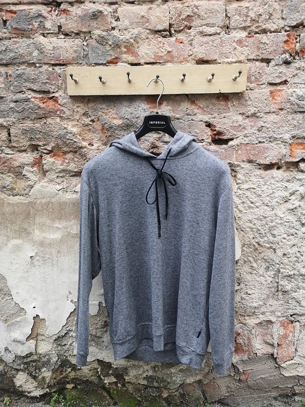 Hoodie grau melange - Imperial