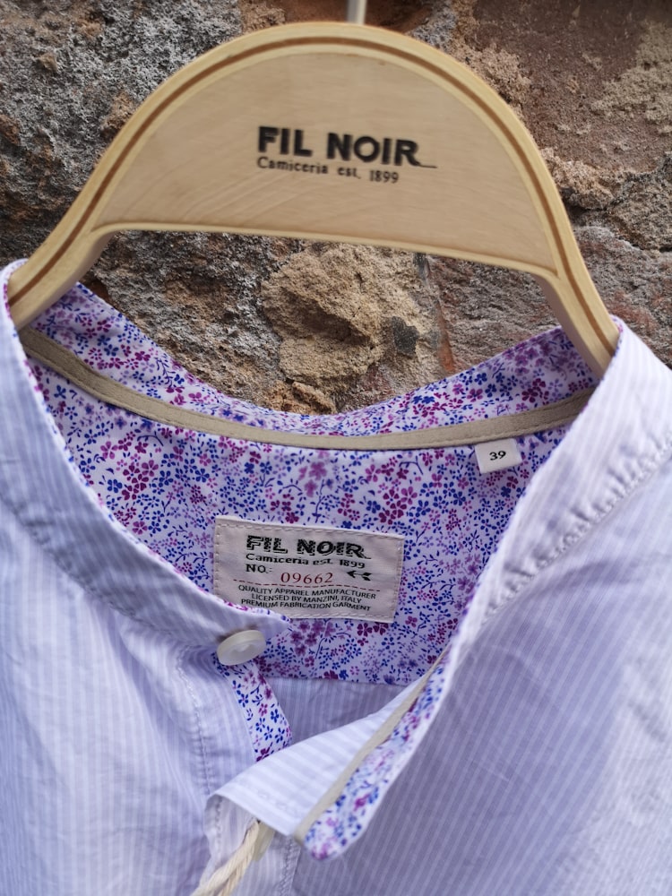 Hemd light purple - Fil Noir