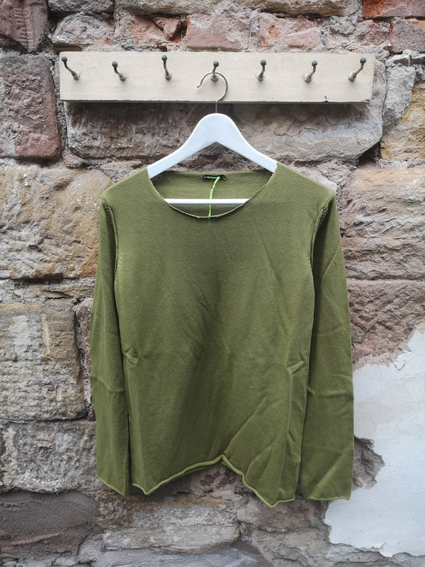Baumwoll Pullover militare grün - Imperial
