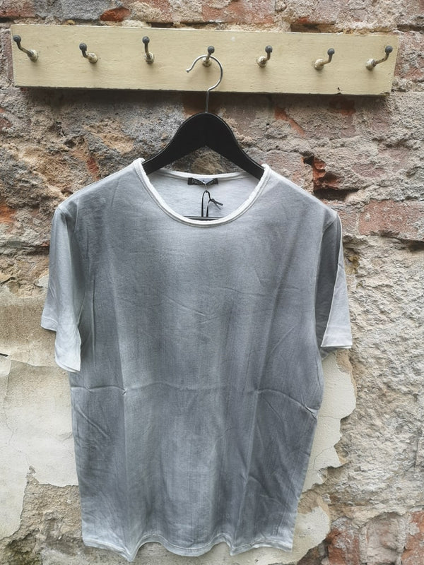 T-Shirt silber brushed  - Riaz Dan