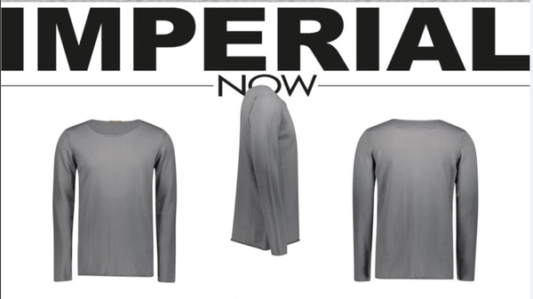 Baumwoll Pullover grau - Imperial