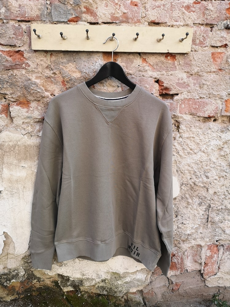 Sweatshirt khaki - Fil Noir